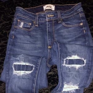 Paige jeans with holes
